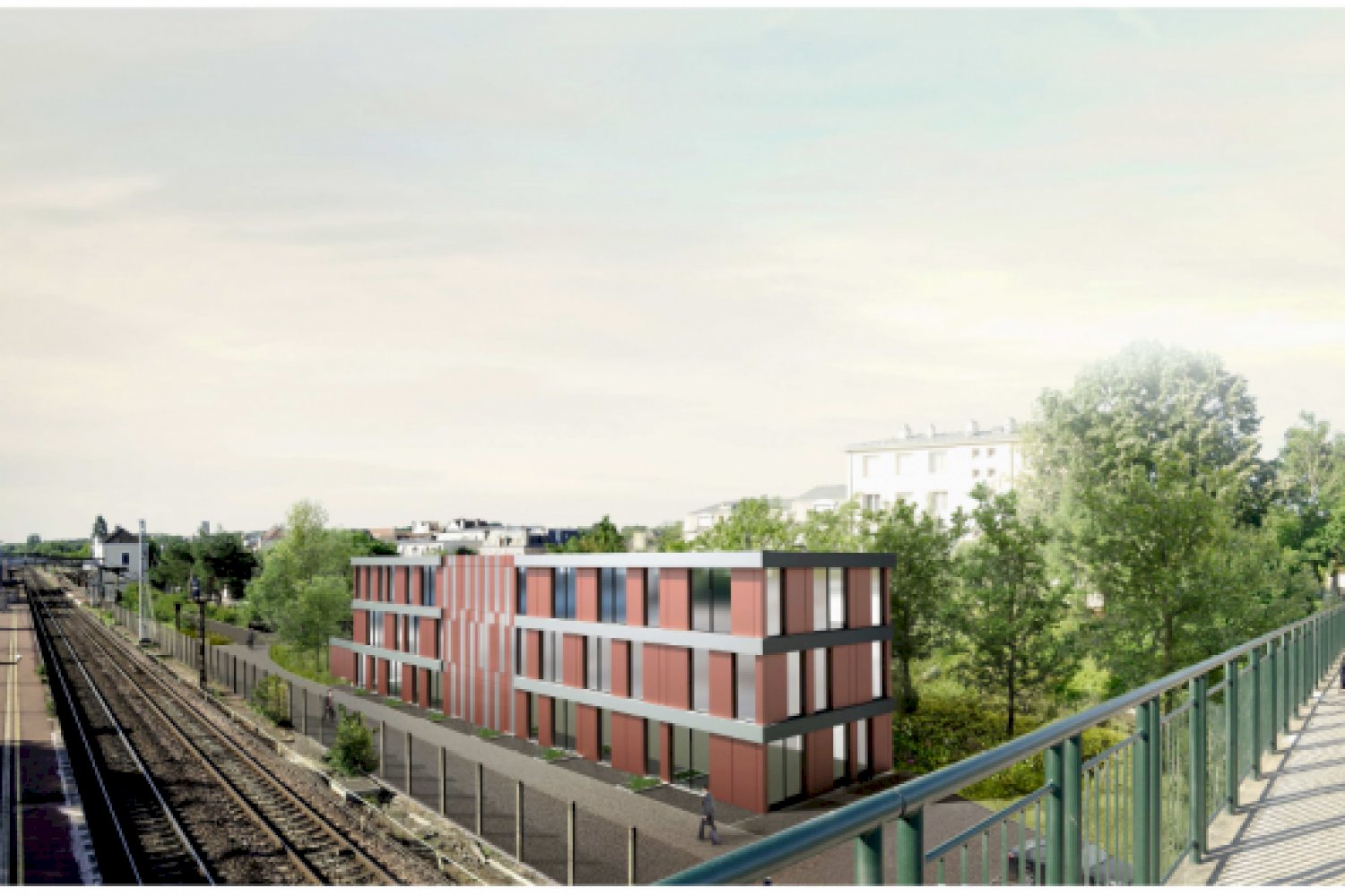 L'immeuble neuf remarquablement moderne